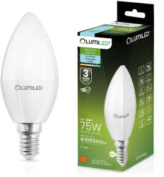 Lumileds LED CANDLE izzó B35 E14 10W = 75W 1055lm 6500K Hideg 180° LUMILED (LUMLEDG0018) - luxcenter