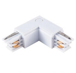 Eko-Light Sarokszögű csatlakozó Fehér 3-fázisú Track Light LU sínekhez (EKOLIG6714)