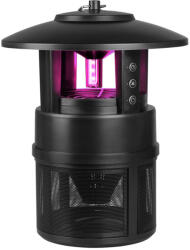 Vayox Rovarölő lámpa Kerti álló függőlámpás ventilátorral 9xSMD LED fekete VA0195 VAYOX (LIBLAM0022)