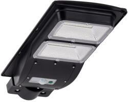 Polux LED reflektor 168-650lm 6000K IP65 6W Solar Black mozgás- és alkonyérzékelővel + távirányító STREET-6 GOLDLUX (Polux) (SANSOL0560)