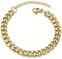 HARAHU Brățară pe mână TO-34785 - Aurie / 18+5cm / 11mm KP34785
