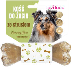 Lovi Marhabőr rágócsont 12cm - strucchússal (LF-254861)