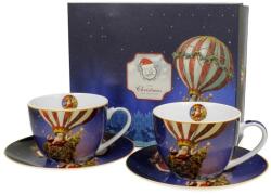 Duo Gift Karácsonyi Porcelán Csésze szett - 280ml - Santa Balloon
