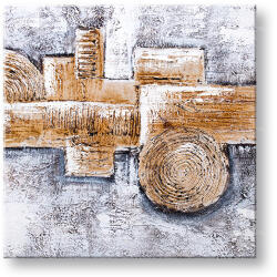  Festett falikép ABSTRAKT 1 rész CFA12CX0947E1 - 50x50 cm - 50x50 cm