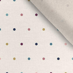 Takoy French terry Takoy 150cm nealbit - puncte pastel