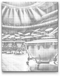  PontPöttyöző - Dobok Méret: 40x50cm, Keretezés: Műanyagtáblával, Szín: Zöld