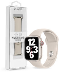 DEVIA Apple Watch szilikon sport szíj - Devia Silicone Deluxe Series Sport Watch Band - 38/40/41 mm - starlight - bluedigital