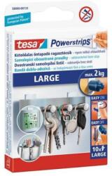 tesa Set 10 benzi adezive cu doua fete, capacitate 2kg, TESA Powerstrips Large (T-58000-133)