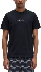 FRED PERRY T-Shirt Embroidered M4580 102 black (M4580 102 black)