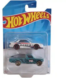 Mattel Hot Wheels Nissan Silvia (S13) és Datsun 620 kisautók (HMC73) - morzsajatekbolt