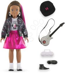 Corolle Papusa Melody Music Studio Set Girls Corolle cu par lung brun, 28 cm, 4 accesorii, de la 4 ani (CO600300) Papusa