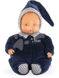 Corolle Papusa Babipouce Navy Blue Starry Dreams Mon Doudou Corolle ochi care strălucesc și buze care se aprind, 28 cm de la 0 luni (CO020150) Papusa