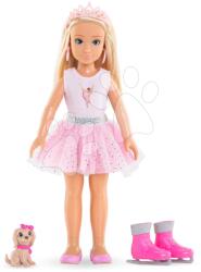 Corolle Papusa Valentine Ballerina Set Girls Corolle cu par blond, 28 cm, 4 accesorii, de la 4 ani (CO600230) Papusa