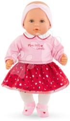 Corolle Păpușa Albane Hearts Petals Mon Grand Poupon Corolle cu ochi căprui care clipesc și buze țuguiate de la 24 de luni (CO130480) Papusa