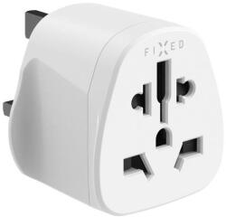 FIXED UK adapter UK US AUS töltők csatlakoztatásához brit aljzatokhoz fehér színben (FIXCT-UK)