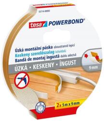 tesa Powerbond Slim - keskeny, habszivacs, 2 darab/csomag, 5mx9 mm (55714-00000-04)