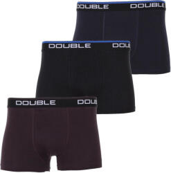 Double MB-2 Slipuri pentru bărbați Negru / Albastru / Bordeaux 3Pachet MB-2 (MB-2)