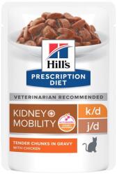 Hill's PRESCRIPTION DIET k/d + Mobility csirkével 12 x 85 g-os tasakokban