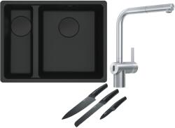 Franke Készlet konyhai csaptelep Franke Atlas Neo Sensor 115.0625. 523, gránit mosogató Franke Maris 125.0697. 756, 112.0545. 792