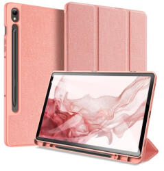 Dux Ducis Samsung Galaxy Tab S9 LTE (SM-X716), Galaxy Tab S9 WIFI (SM-X710), Dux Ducis Domo tablet tok, Asztali tartó, Rózsaszín