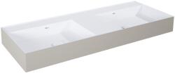 Elita Level mosdótál 120.5x45.5 cm négyszögletes klasszikus-dupla fehér matt RE041461246190 (RE041461246190)