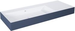 Elita Level mosdótál 120.5x45.5 cm négyszögletes klasszikus fehér-kék matt RE041461236210 (RE041461236210)