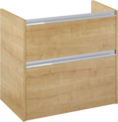 Roca Gap Pro szekrény 78.5x37.6x63.5 cm mosdókagyló alá akasztható tölgy A857910464