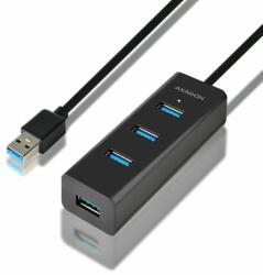 AXAGON HUE-S2B USB3.0 Töltőhub - 4 Portos, Fekete