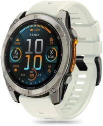 Tech-Protect Garmin Fenix 5 / 6 / 6 Pro / 7 / 8 (47 mm) / E Szíj - Tech-Protect Silicone Line - Titán (WR-181513)