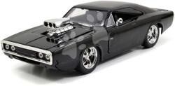 Jada Toys Kisautó távirányítós RC 970 Dodge Charger Fast & Furious Jada fekete hossza 18 cm 1: 24 (JA3203019)