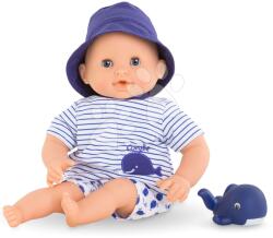 Corolle Játékbaba fürdéshez Baby Bath Marin Mon Premiere Poupon Corolle kék pislogó szemekkel és bálnával 30 cm 18 hó-tól (CO100670)