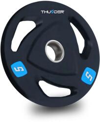 THUNDER - Olympic Plate With Grip - Olimpiai Súlytárcsa Fogantyúval - 5 Kg Súlytárcsa