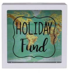 GiftyCity Holiday Fund térképes persely - 15x5x15 cm (IMO-TCO-144315)
