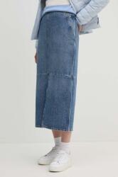 Tommy Hilfiger farmer szoknya midi, egyenes, WW0WW42582 - kék 36
