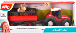 Simba Toys Tractor transportor de animale ABC Massey cu cal - Simba Toys (204115012)