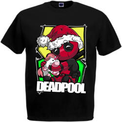  Cuki Deadpool - Karácsonyi Férfi Póló (cdpoolfkpo2)