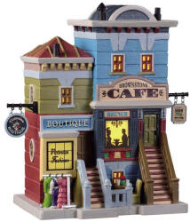 Lemax Brownstone kávézó Caddington Village