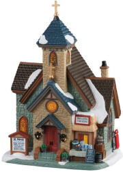 Lemax St. Patrick menza Caddington Village
