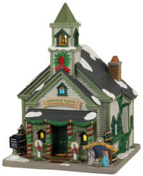 Lemax Balsam Glen templom Caddington Village - dekorfalvak