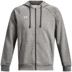 Under Armour Férfi sportos cipzáras pulcsi Under Armour RIVAL FLEECE FZ HOODIE szürke 1379767-025 - XS