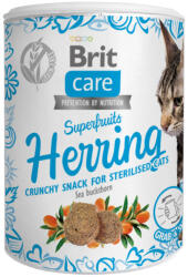 Brit CARE Snack pentru pisici Superfruits Herring 100 g