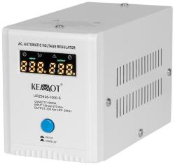 Kemot Stabilizator de tensiune automat KEMOT URZ3438, Eficienta 98%, 1000VA/700W (Alb) (URZ3438-1000-)