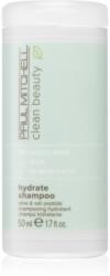 Paul Mitchell Clean Beauty Hydrate sampon hidratant pentru par uscat 50 ml