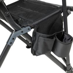 ARB Scaun pliabil camping max. 150 kg, cu husă, culoare Negru-Gri, ARB Pinnacle