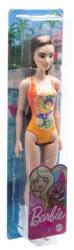 Mattel Papusa Barbie Satena Cu Costum De Baie Portocaliu (MTDWJ99_HDC49) - ookee