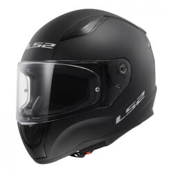 LS2 Rapid II Negru mat solid Cască Moto Față întreagă ECE 22.06 1300gr RAPIISOBLXS (RAPIISOBLXS)