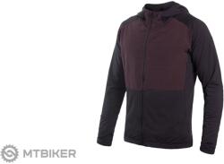 Sensor Coolmax Thermo kabát, fekete/port piros (XL)