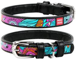 COLLAR Zgardă din piele WAUDOG Summer - neagră 1, 2 cm x 19 - 25 cm
