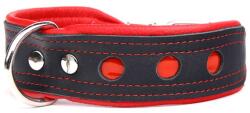  ABC-ZOO Zgardă reflectorizantă Neo, negru cu roșu 4 cm x 61 - 73 cm