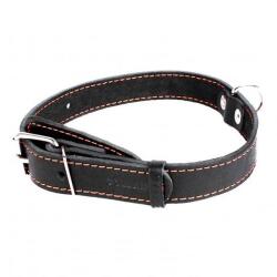 COLLAR Zgardă COLLAR, din piele neagră, pentru câini 32 - 40 cm, 20 mm
